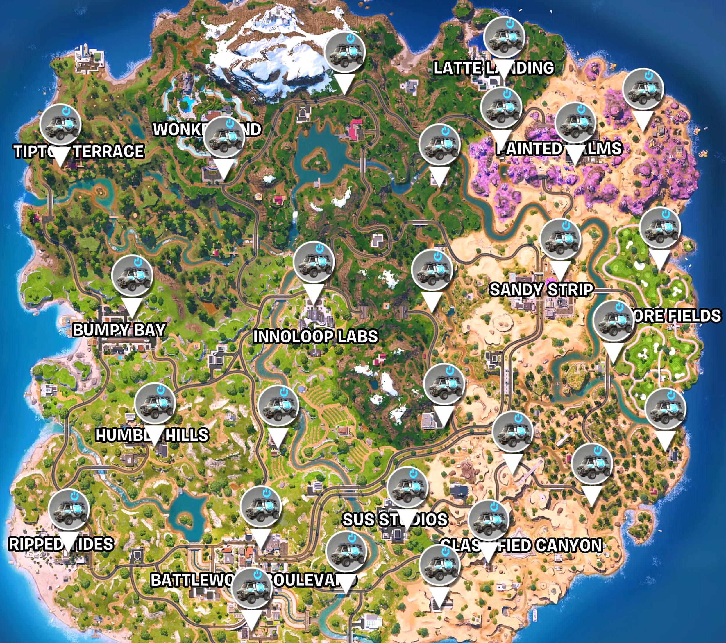 Where to Find Drivable Reboot Vans in Fortnite